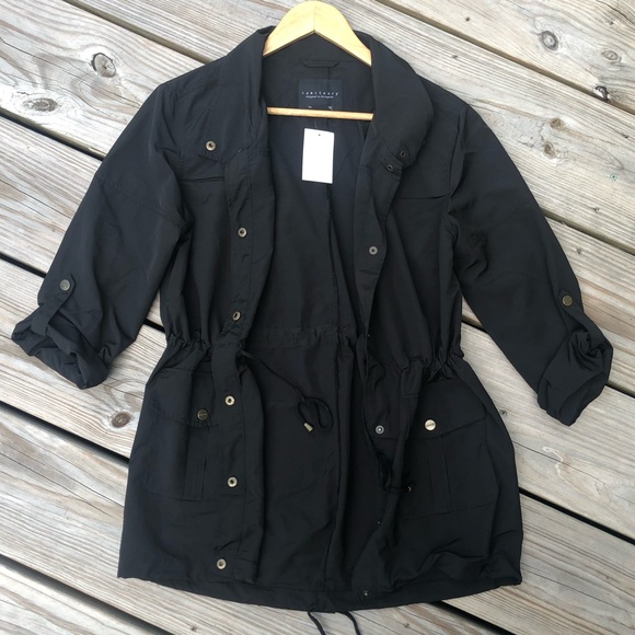 Anthropologie Jackets & Blazers - Sanctuary nylon utility trench jacket
